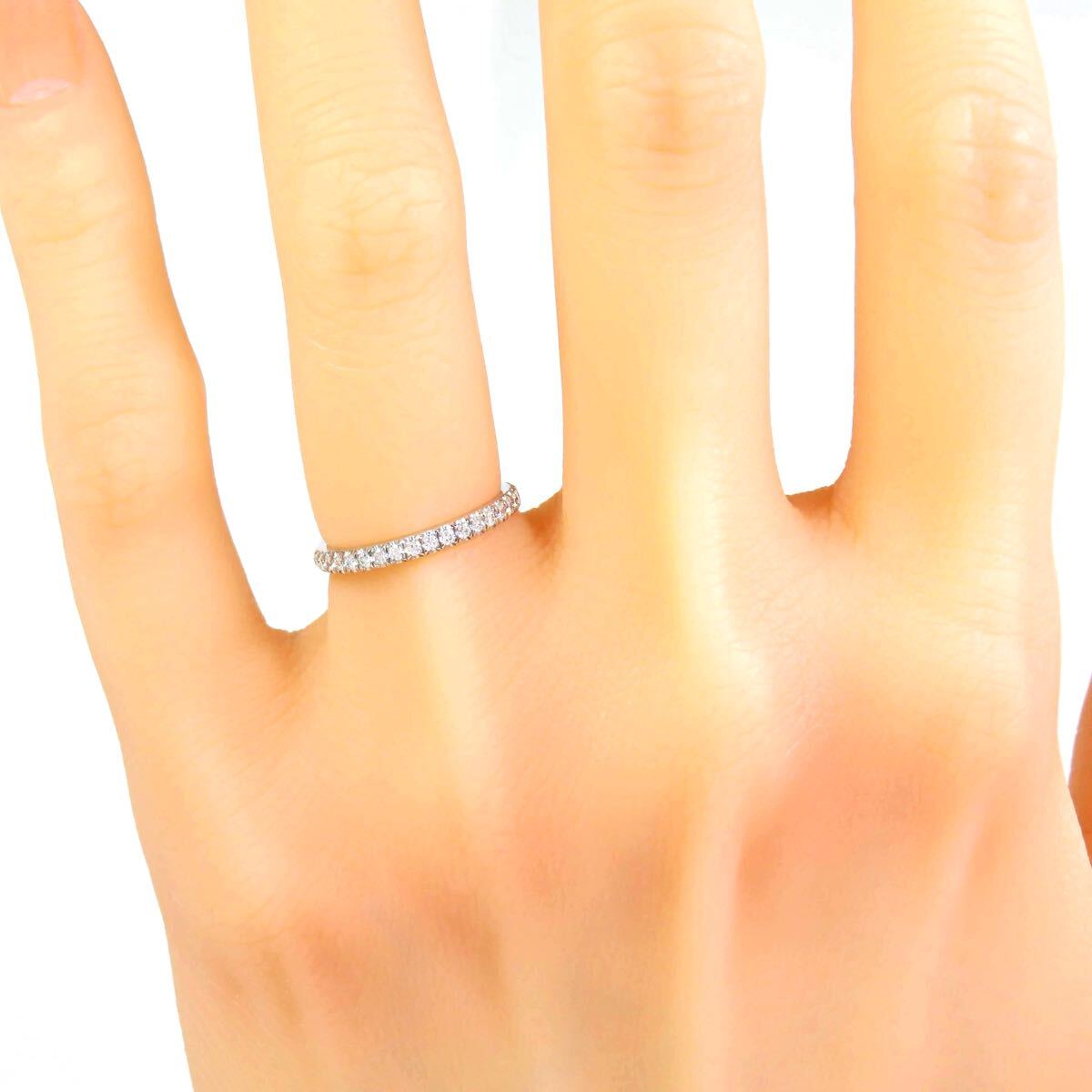 TIFFANY&Co ティファニー Pt950 ダイヤモンド ソレスト ハーフ TIFFANY&Co ティファニー Pt950 ダイヤモンド ソレスト ハーフ