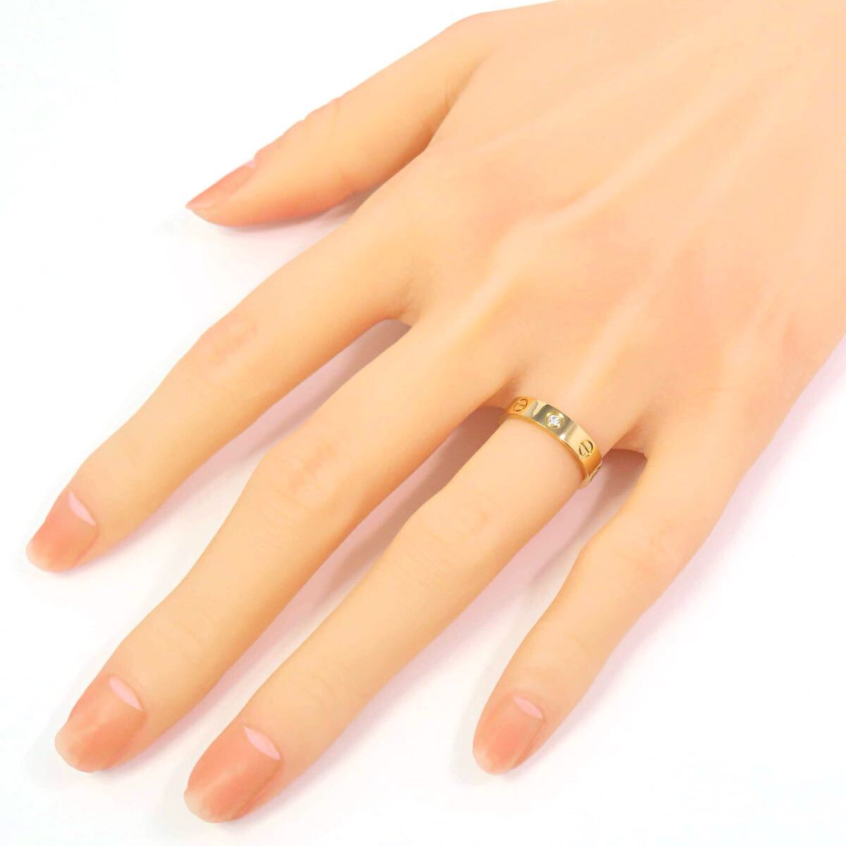 Cartier カルティエ 750 ダイヤモンド LOVE リング スモール Cartier カルティエ 750 ダイヤモンド LOVE リング スモール
