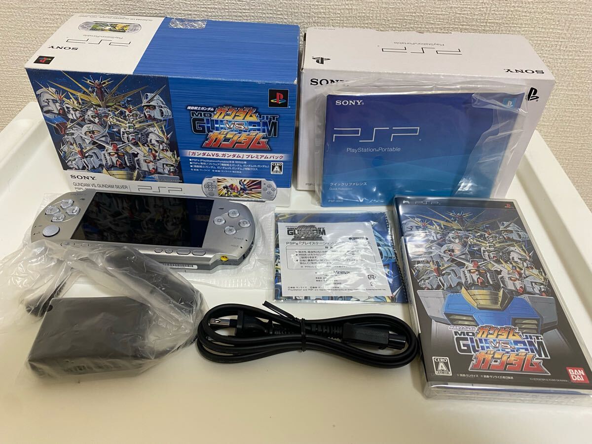 ほぼ未使用』『美品』SONY PSP-3000 カンタムVS.ガンダム ほぼ未使用』『美品』SONY PSP-3000 カンタムVS.ガンダム