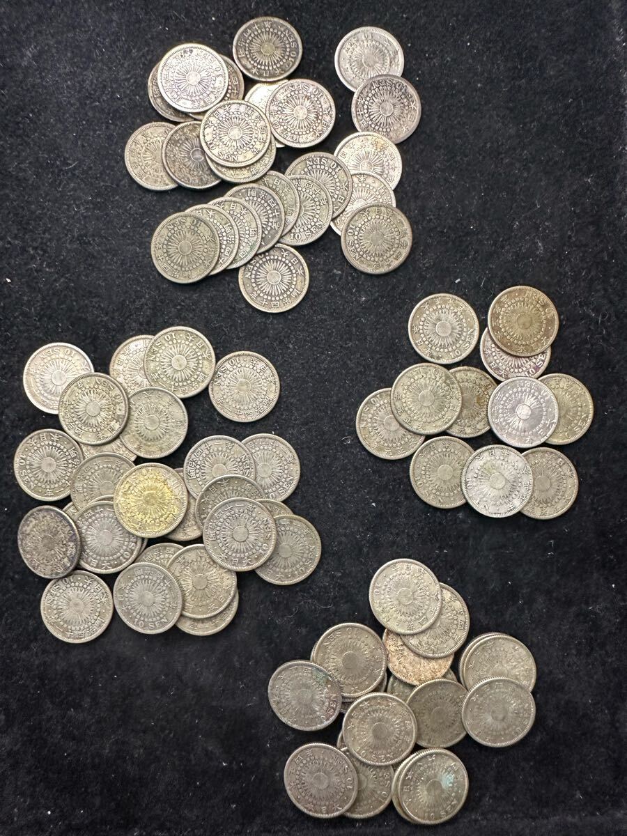 特年】旭日10銭銀貨 明治40年 23枚 明治41年 26枚大正元年 11枚 特年】旭日10銭銀貨 明治40年 23枚 明治41年 26枚大正元年 11枚