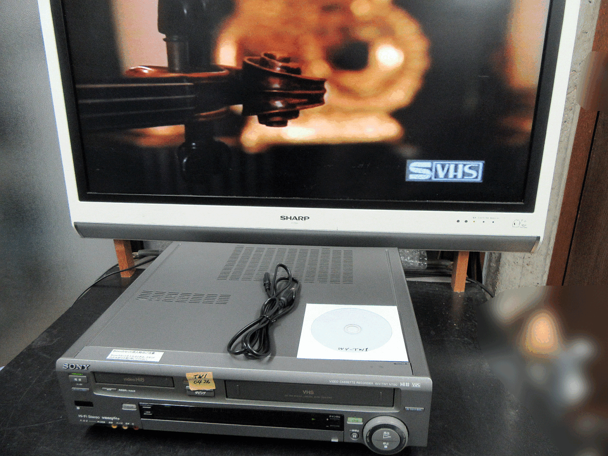 ◇◇SONY 高画質Hi8/VHS・整備済保証付WV-TW1動作美品 i0426 ◇◇SONY 高画質Hi8/VHS・整備済保証付WV-TW1動作美品 i0426