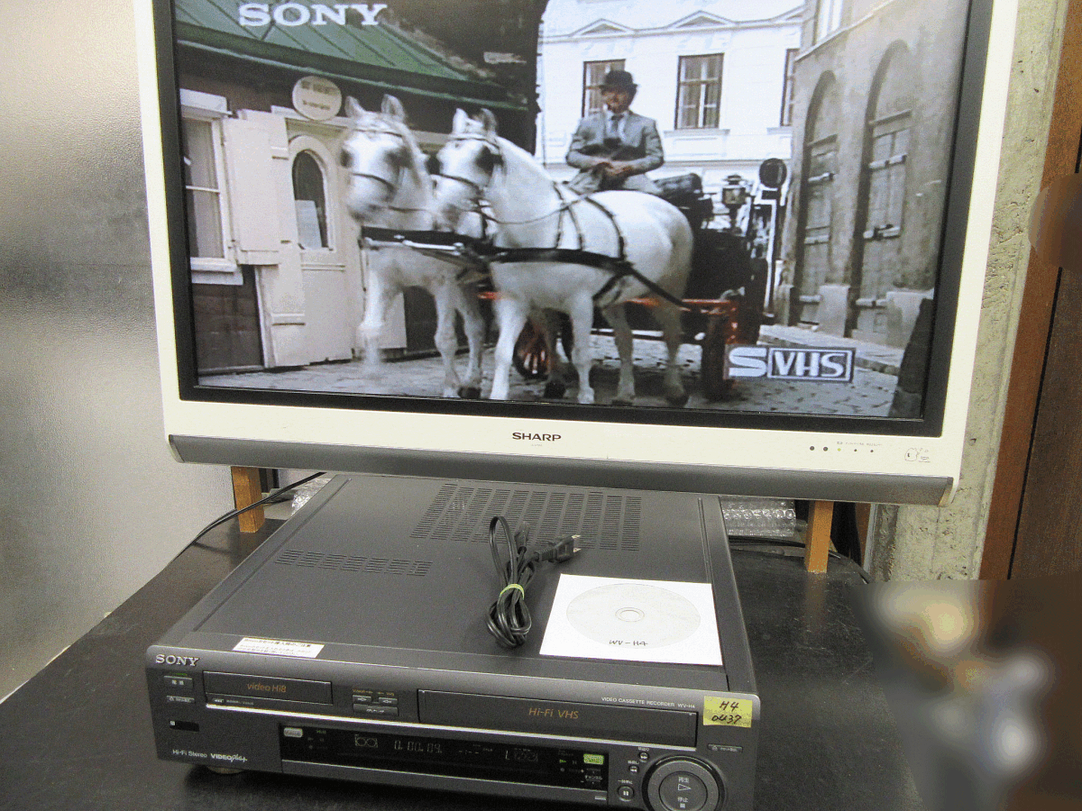 ◇◇SONY 高画質Hi8/VHS・整備済保証付WV-H4動作美品 i0437 ◇◇SONY 高画質Hi8/VHS・整備済保証付WV-H4動作美品 i0437