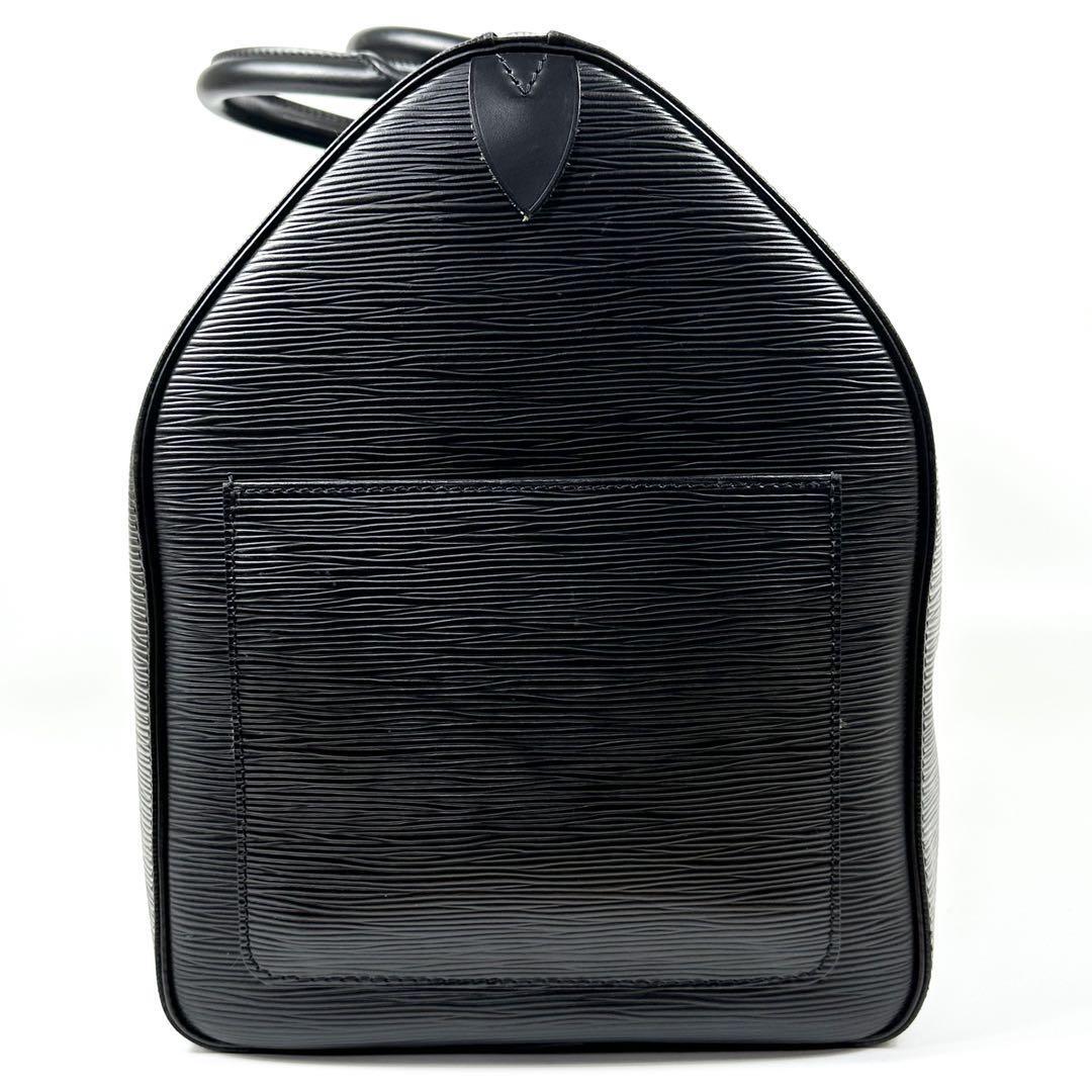 美品 LOUIS VUITTON キーポル50 黒 エピ レザー ボストンバッグ 美品 LOUIS VUITTON キーポル50 黒 エピ レザー ボストンバッグ