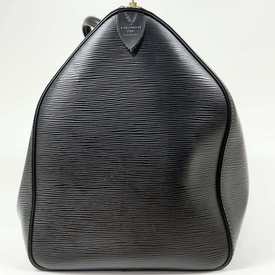 美品 LOUIS VUITTON キーポル50 黒 エピ レザー ボストンバッグ 美品 LOUIS VUITTON キーポル50 黒 エピ レザー ボストンバッグ