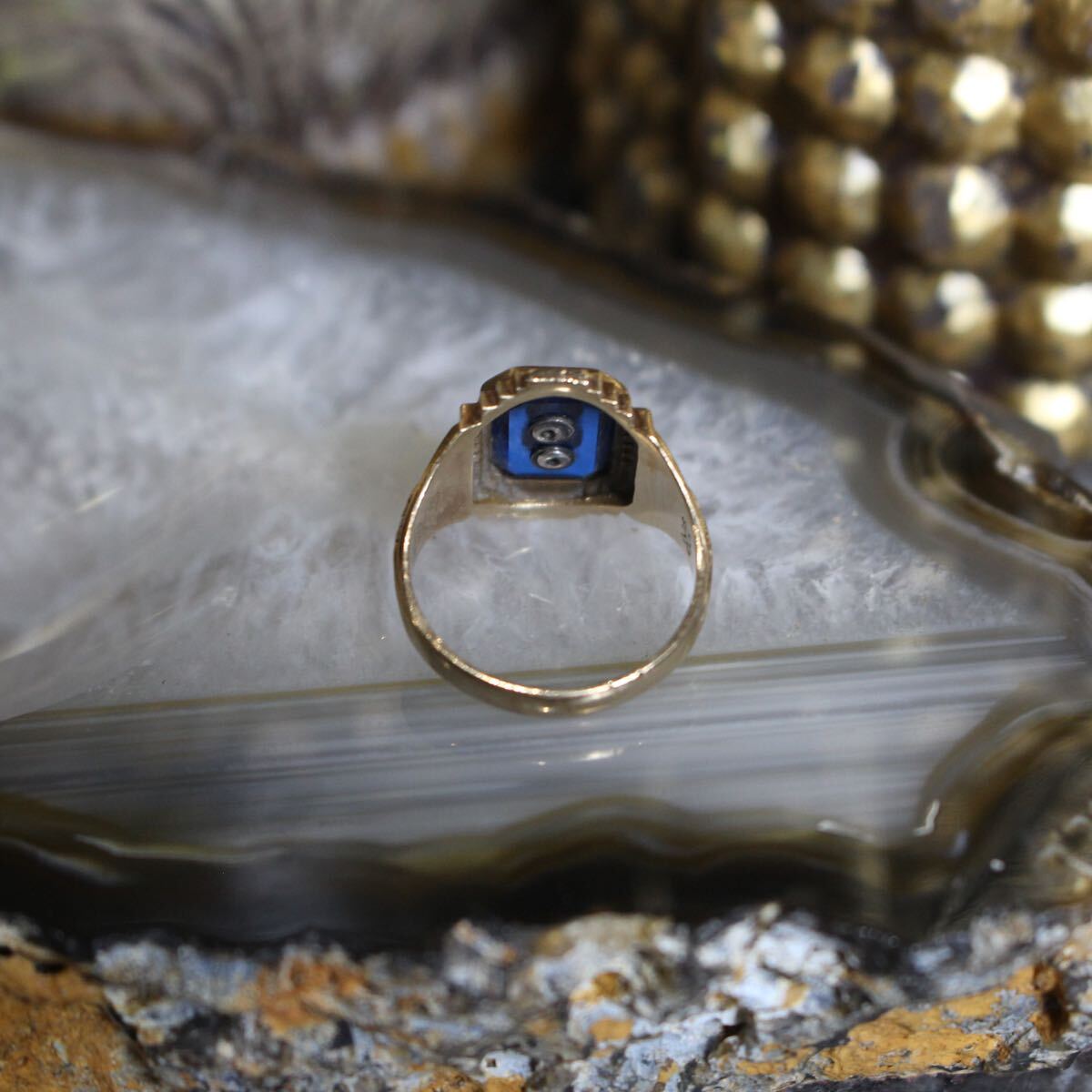 40's USA VINTAGE 1941 10K COLLEGE RING/1941年製10金カレッジ 40's USA VINTAGE 1941 10K COLLEGE RING/1941年製10金カレッジ