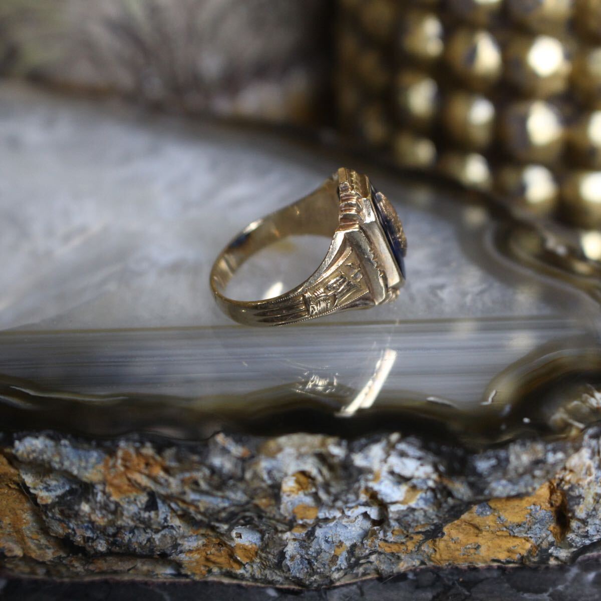 40's USA VINTAGE 1941 10K COLLEGE RING/1941年製10金カレッジ 40's USA VINTAGE 1941 10K COLLEGE RING/1941年製10金カレッジ