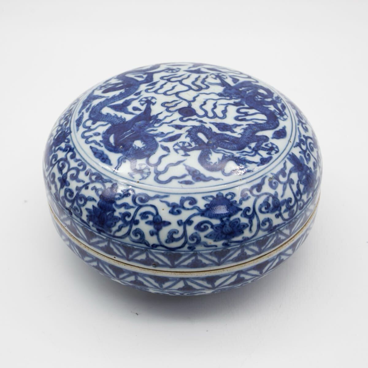 中国美術】唐物 時代物 景徳鎮 在銘 大明萬暦年製 染付 青花 青 中国美術】唐物 時代物 景徳鎮 在銘 大明萬暦年製 染付 青花 青