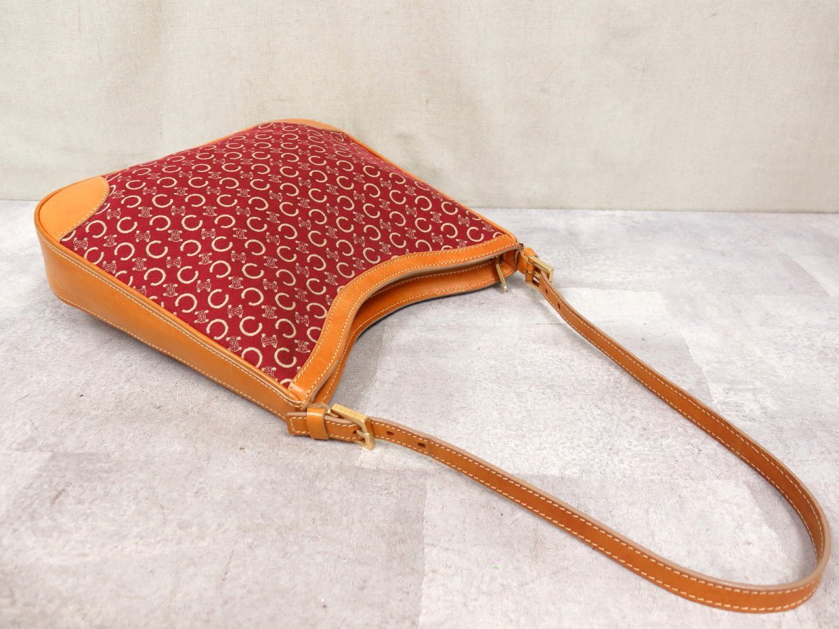 ○超美品○CELINE セリーヌ○Cマカダム○キャンバス カーフ ○超美品○CELINE セリーヌ○Cマカダム○キャンバス カーフ