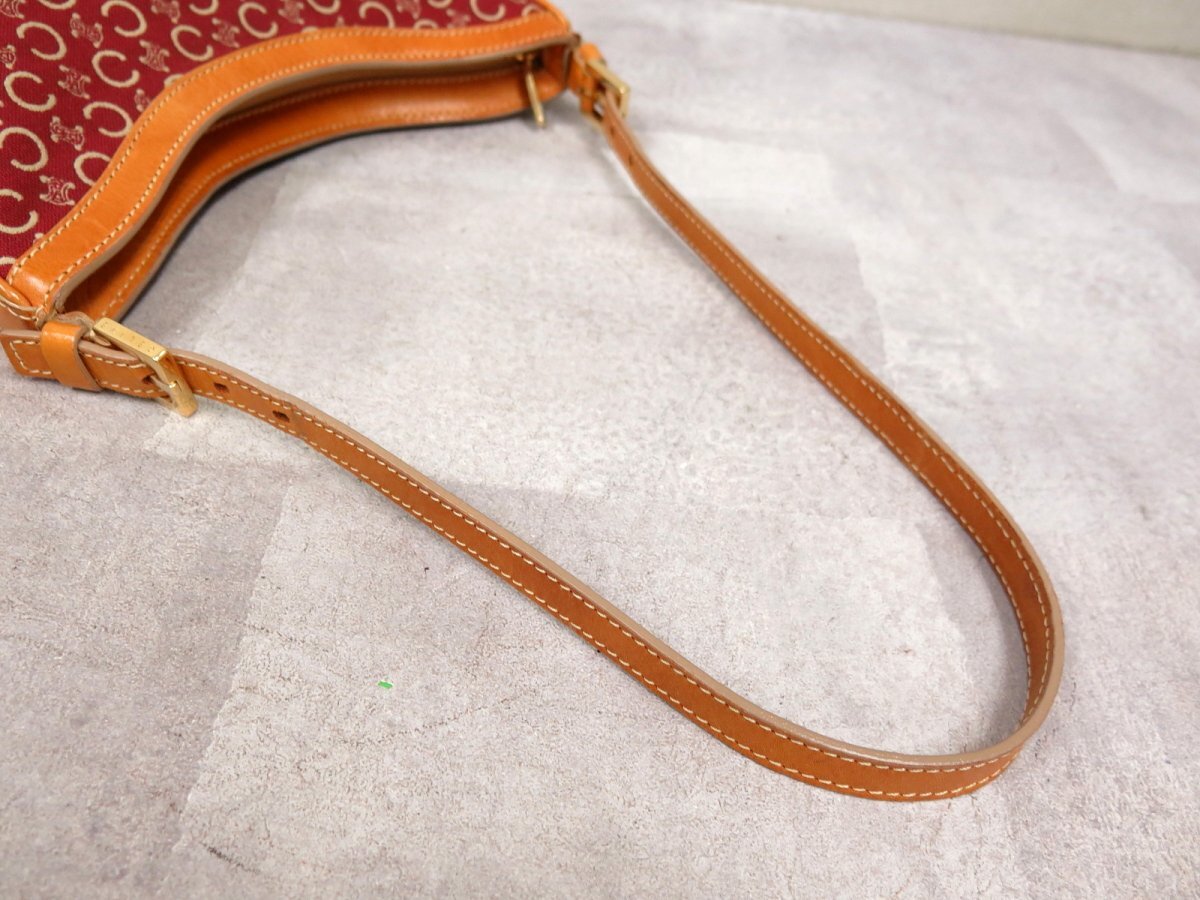 ○超美品○CELINE セリーヌ○Cマカダム○キャンバス カーフ ○超美品○CELINE セリーヌ○Cマカダム○キャンバス カーフ