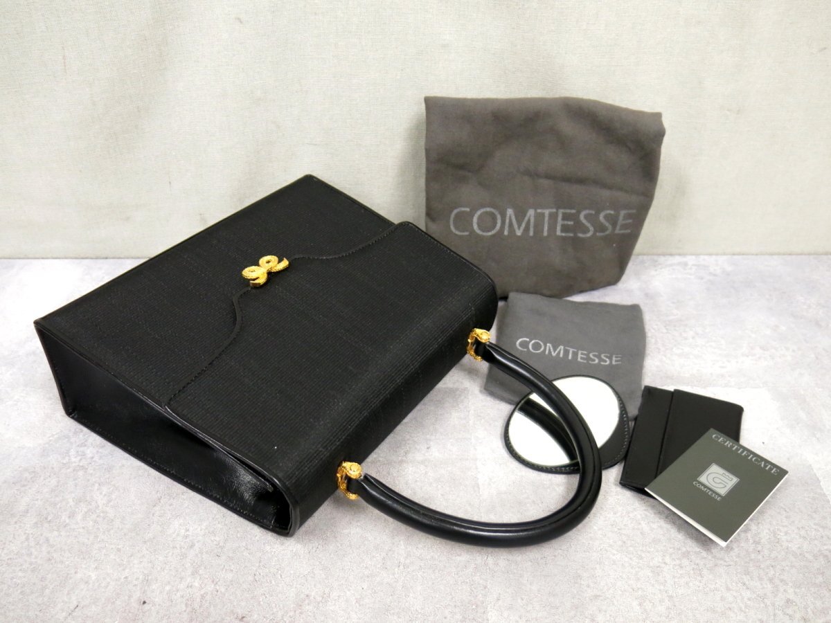 ○超美品○COMTESSE コンテス○フラップ○ホースヘアー 本 馬毛 ○超美品○COMTESSE コンテス○フラップ○ホースヘアー 本 馬毛
