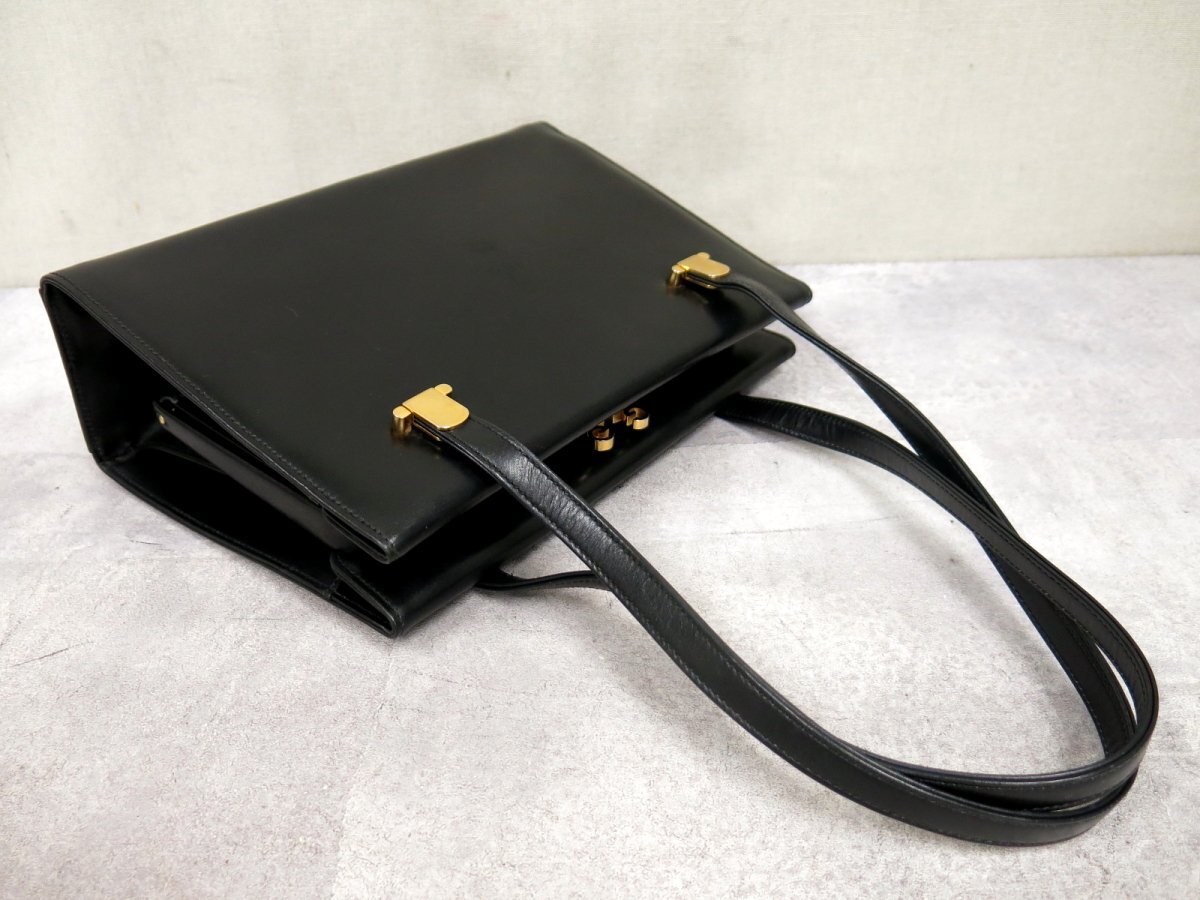 ○超美品○GUCCI オールド グッチ○カーフ レザー 本革○ハンド ○超美品○GUCCI オールド グッチ○カーフ レザー 本革○ハンド