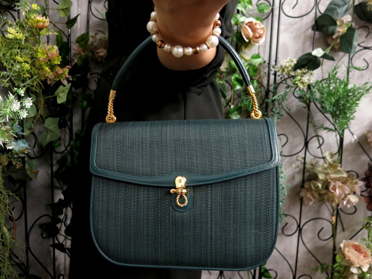 超美品○COMTESSE コンテス○ロゴ金具○トップハンドル○ホース 超美品○COMTESSE コンテス○ロゴ金具○トップハンドル○ホース