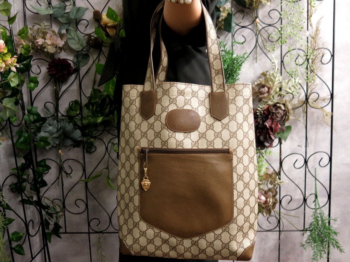 ○超美品○GUCCI オールド グッチ○GGスプリーム○PVC カーフ ○超美品○GUCCI オールド グッチ○GGスプリーム○PVC カーフ