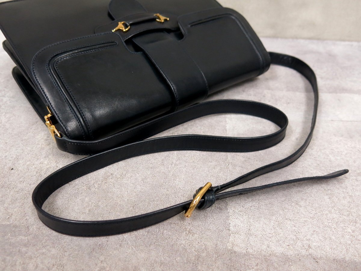 ○超美品○GUCCI オールド グッチ○ホースビット○カーフ レザー ○超美品○GUCCI オールド グッチ○ホースビット○カーフ レザー