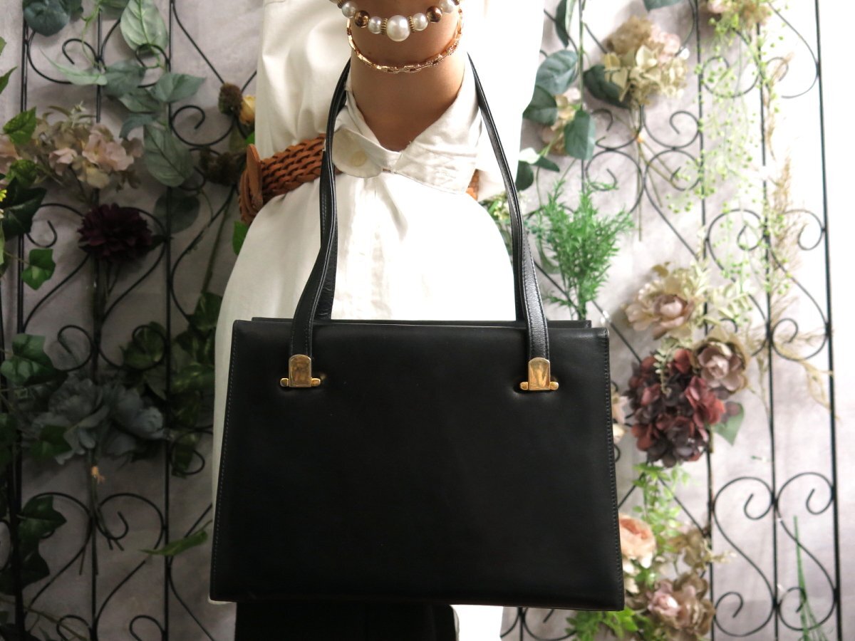 ○超美品○GUCCI オールド グッチ○カーフ レザー 本革○ハンド ○超美品○GUCCI オールド グッチ○カーフ レザー 本革○ハンド