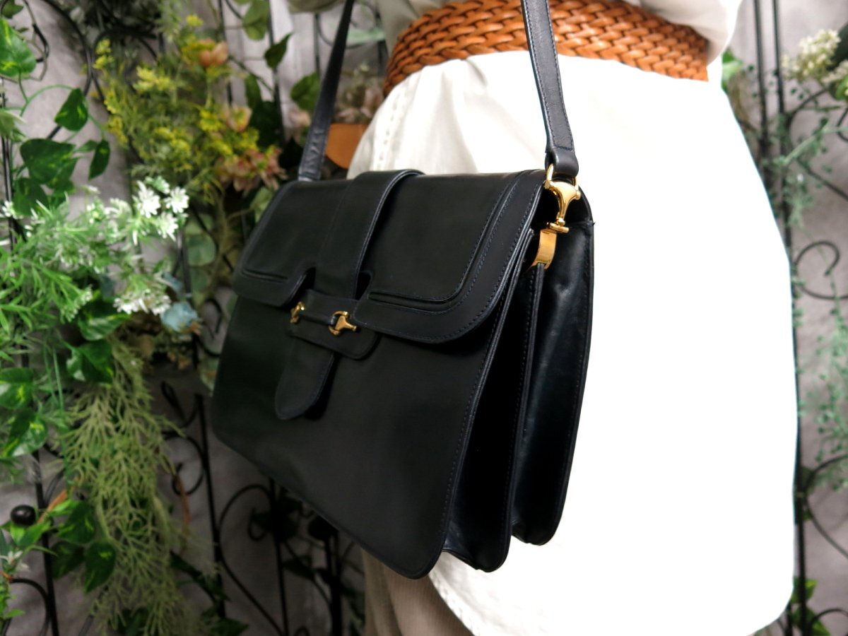 ○超美品○GUCCI オールド グッチ○ホースビット○カーフ レザー ○超美品○GUCCI オールド グッチ○ホースビット○カーフ レザー