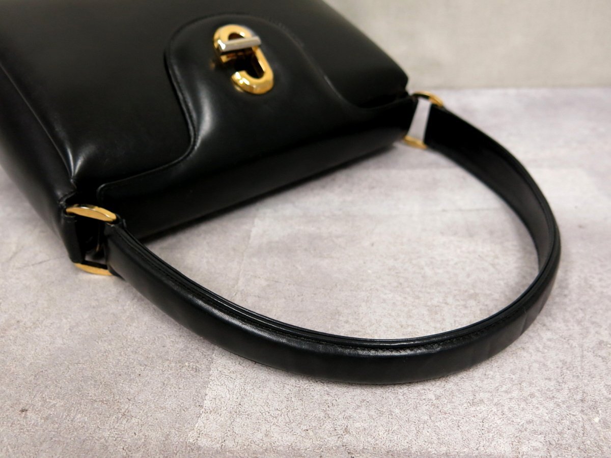 ○超美品○GUCCI オールド グッチ○カーフ レザー 本革○ハンド ○超美品○GUCCI オールド グッチ○カーフ レザー 本革○ハンド