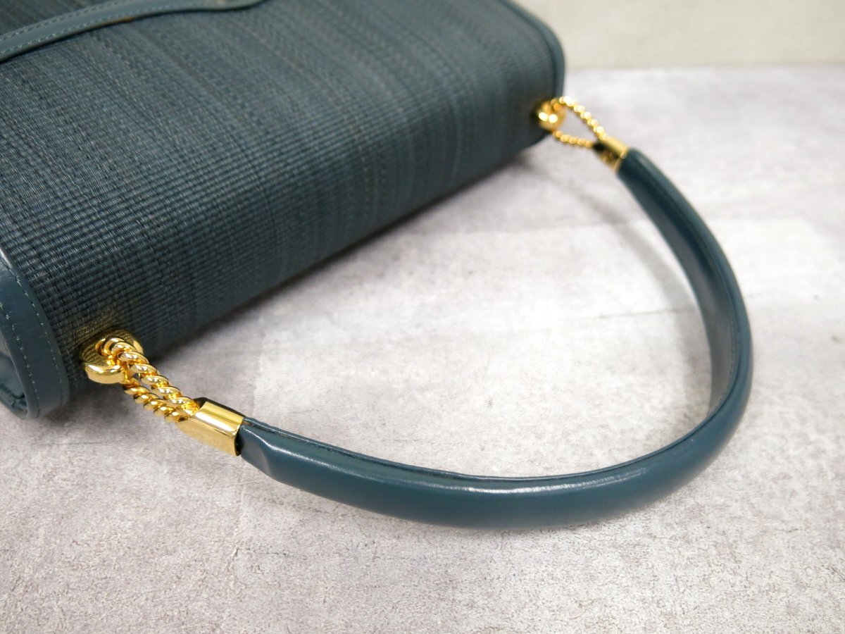 超美品○COMTESSE コンテス○ロゴ金具○トップハンドル○ホース 超美品○COMTESSE コンテス○ロゴ金具○トップハンドル○ホース