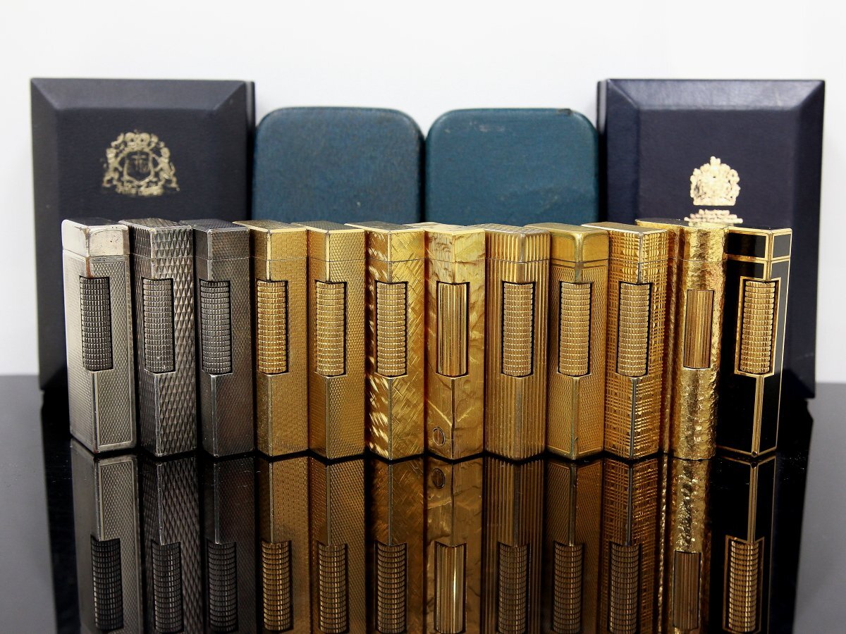 1円□dunhill ダンヒル□ローラ ガス ライター 12点□ゴールド 1円□dunhill ダンヒル□ローラ ガス ライター 12点□ゴールド