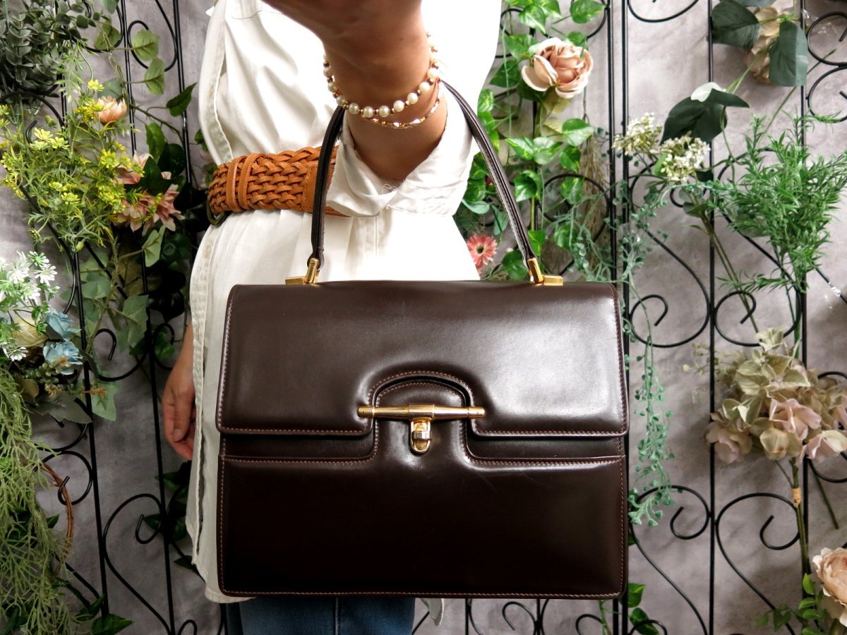 ○超美品○GUCCI オールド グッチ○トップハンドル○カーフ ○超美品○GUCCI オールド グッチ○トップハンドル○カーフ