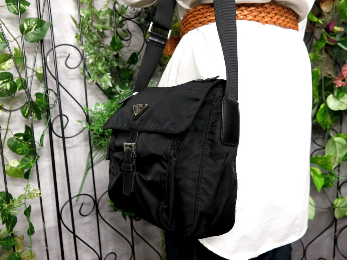 ○超美品○PRADA プラダ○三角ロゴプレート○ポコノ ナイロン ○超美品○PRADA プラダ○三角ロゴプレート○ポコノ ナイロン