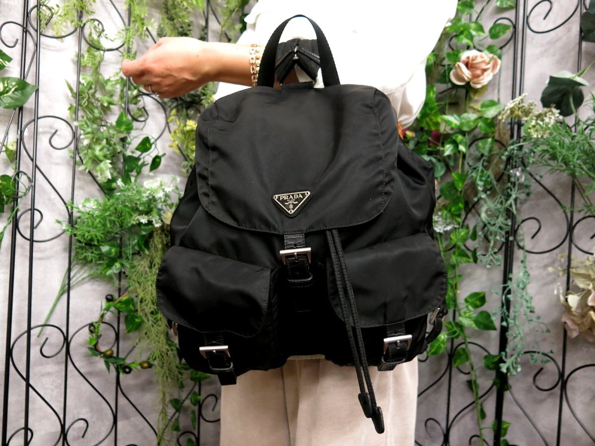 ○超美品○PRADA プラダ○三角ロゴプレート○ポコノ ナイロン ○超美品○PRADA プラダ○三角ロゴプレート○ポコノ ナイロン
