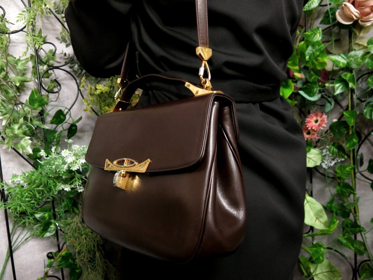 超美品○Christian Dior クリスチャン・ディオール○ロゴ金具 超美品○Christian Dior クリスチャン・ディオール○ロゴ金具