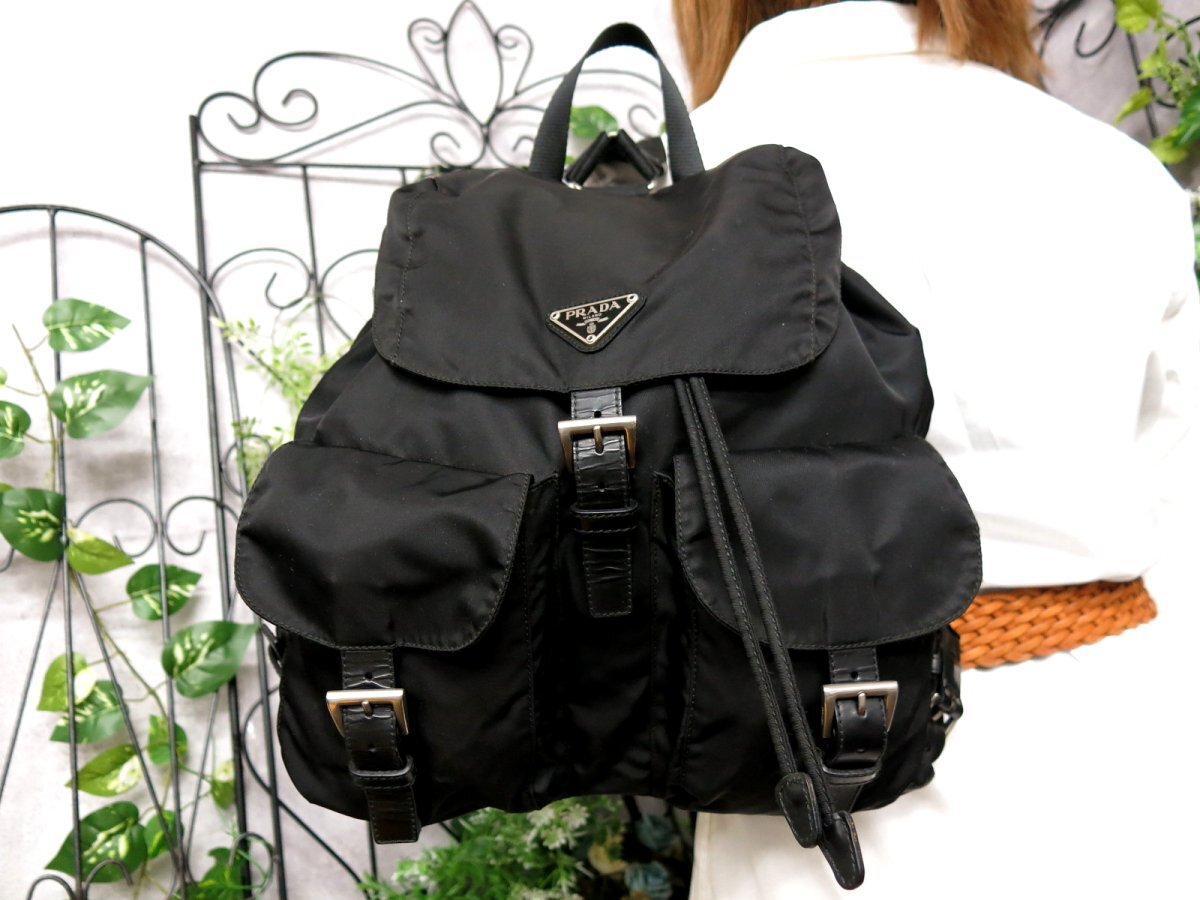 ○超美品○PRADA プラダ○三角ロゴプレート○ポコノ ナイロン ○超美品○PRADA プラダ○三角ロゴプレート○ポコノ ナイロン