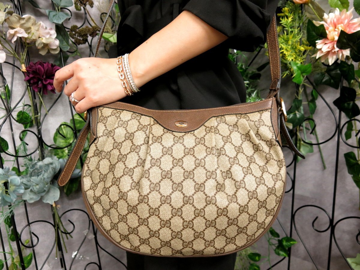 ○超美品○GUCCI オールド グッチ○GGスプリーム○PVC カーフ ○超美品○GUCCI オールド グッチ○GGスプリーム○PVC カーフ