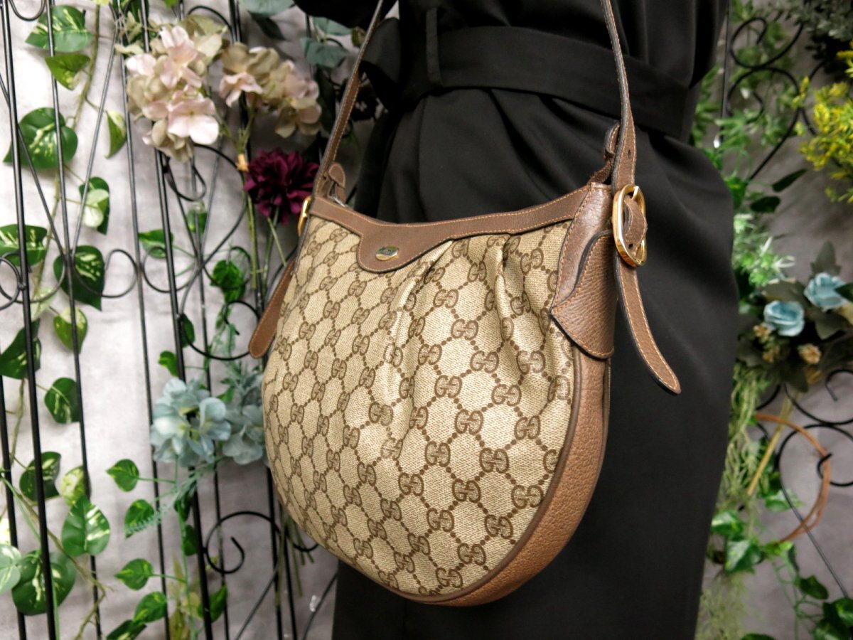 ○超美品○GUCCI オールド グッチ○GGスプリーム○PVC カーフ ○超美品○GUCCI オールド グッチ○GGスプリーム○PVC カーフ