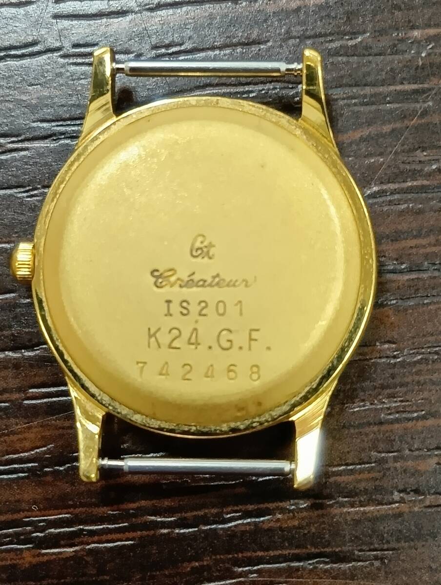 クレアトゥール Createur 腕時計 IS201 K24GF/GOLD 1000 本体