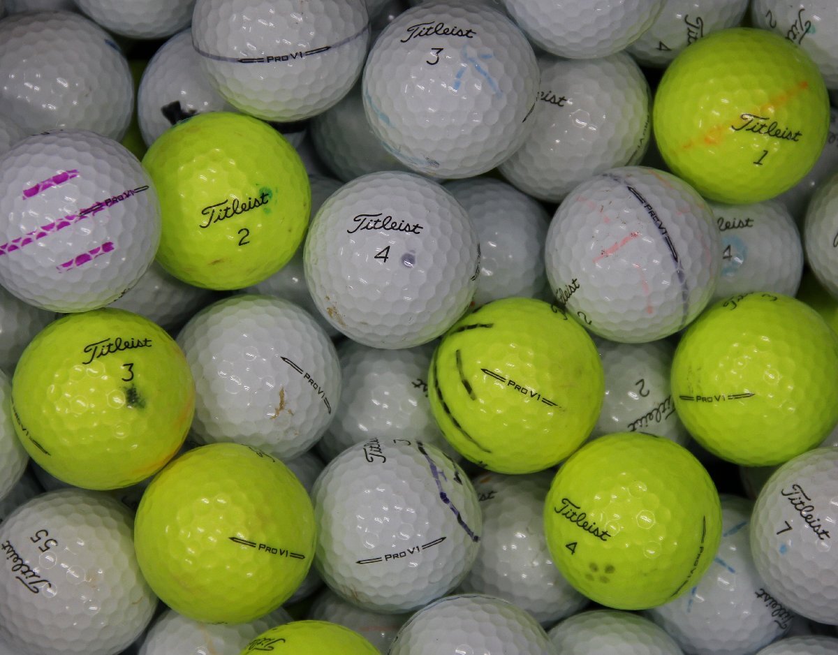 落書き タイトリスト Titleist PRO V1 2023年 50個 球手箱 落書き タイトリスト Titleist PRO V1 2023年 50個 球手箱