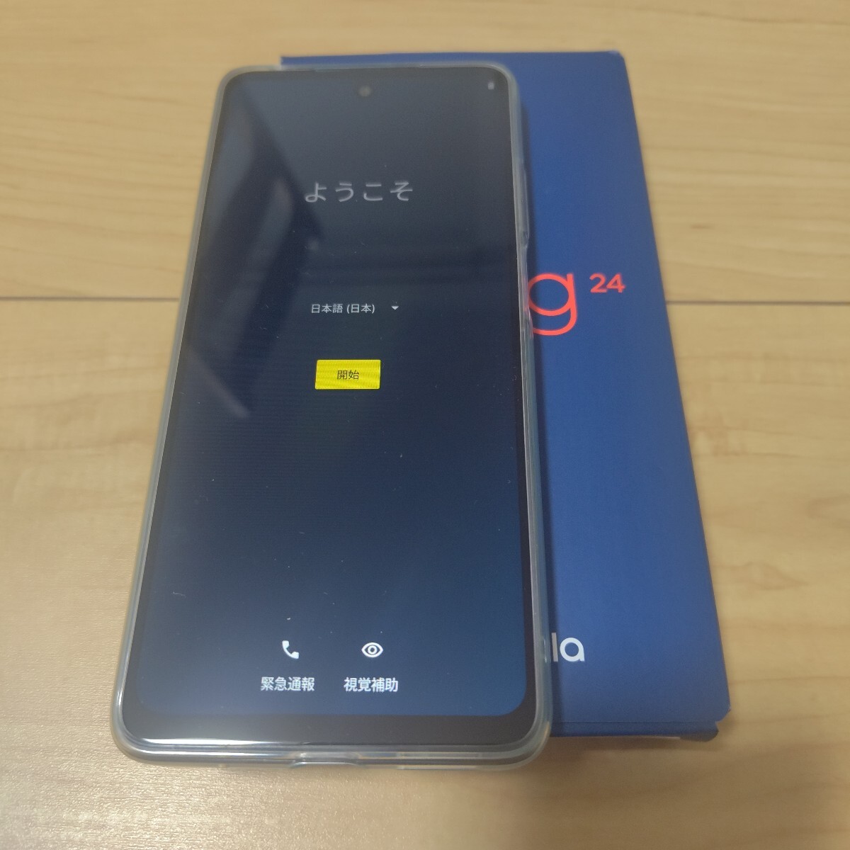SIMフリー Motorola モトローラ moto g24 マットチャコール SIMフリー Motorola モトローラ moto g24 マットチャコール