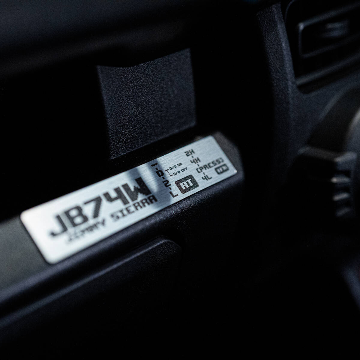 スズキ ジムニー JB64W シフトパターンプレートセット(MT スズキ ジムニー JB64W シフトパターンプレートセット(MT