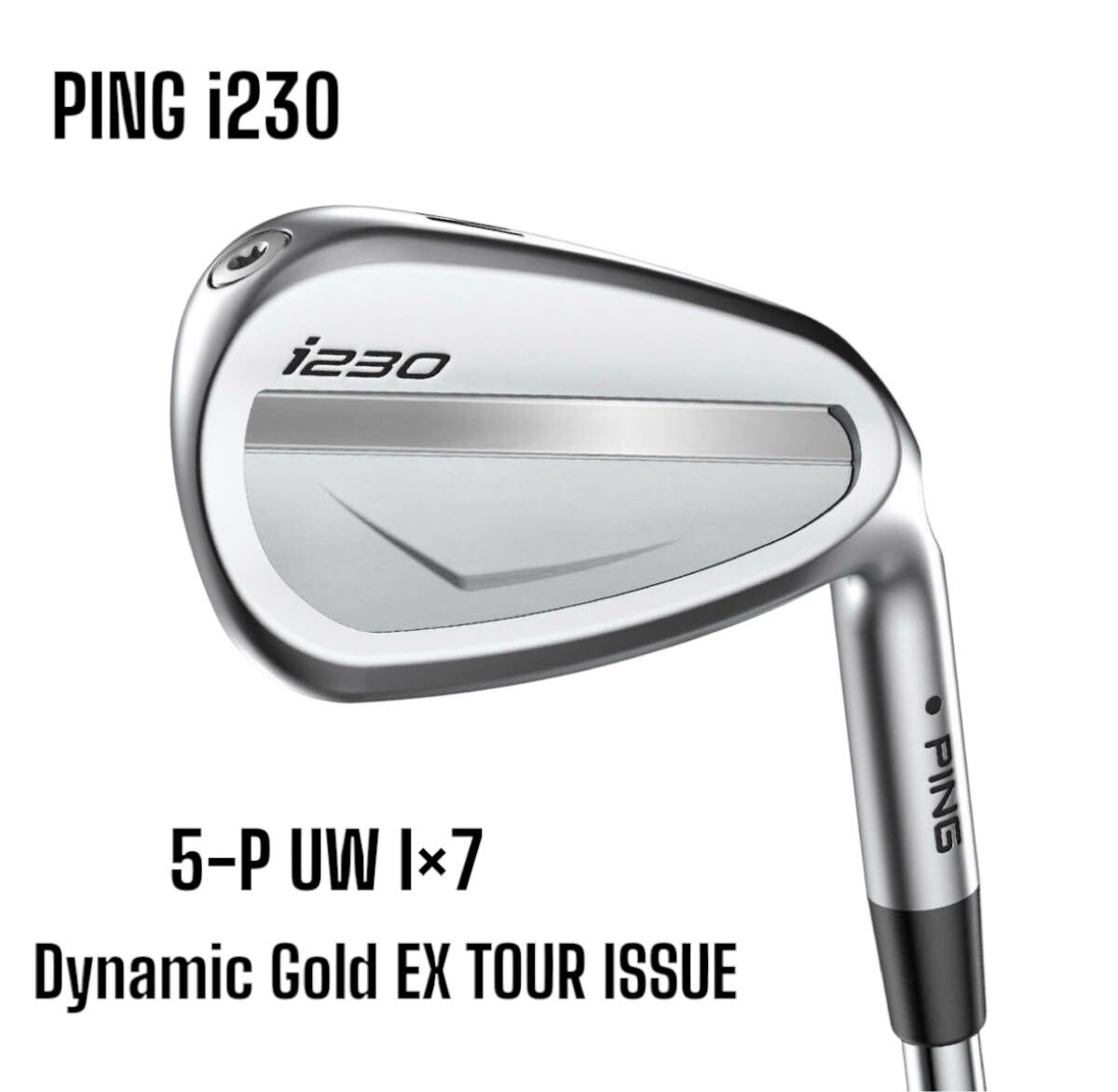 PING ピン i230 アイアン 5-P UW 7本セット Dynamic Gold EX TOUR ISSUE
