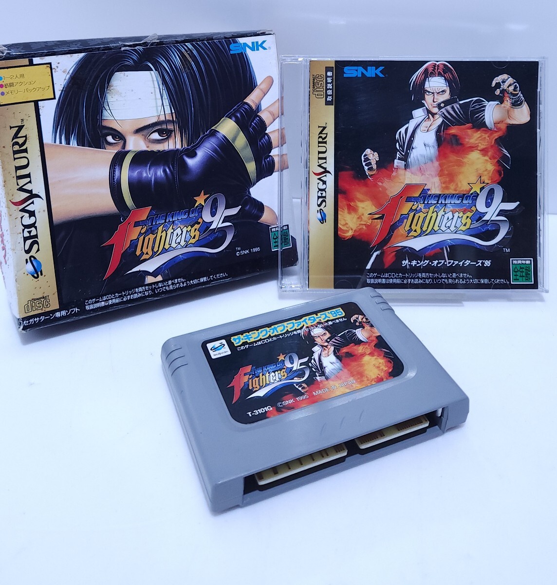  Sega Saturn THE KING OF FIGHTERS 95, l SEGA SATURN SS игра soft повышение Ram картридж / рабочий товар редкий товар с ящиком (S-13)