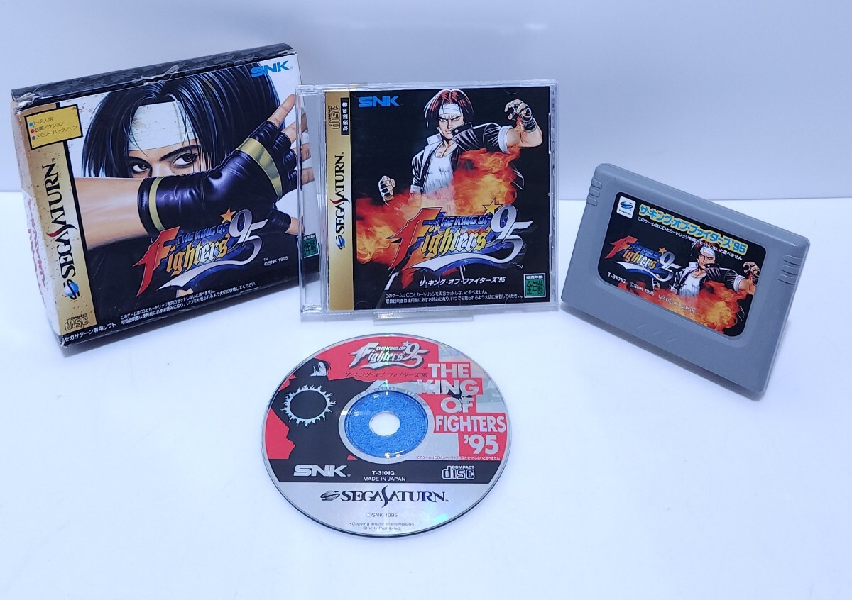  Sega Saturn THE KING OF FIGHTERS 95, l SEGA SATURN SS игра soft повышение Ram картридж / рабочий товар редкий товар с ящиком (S-13)