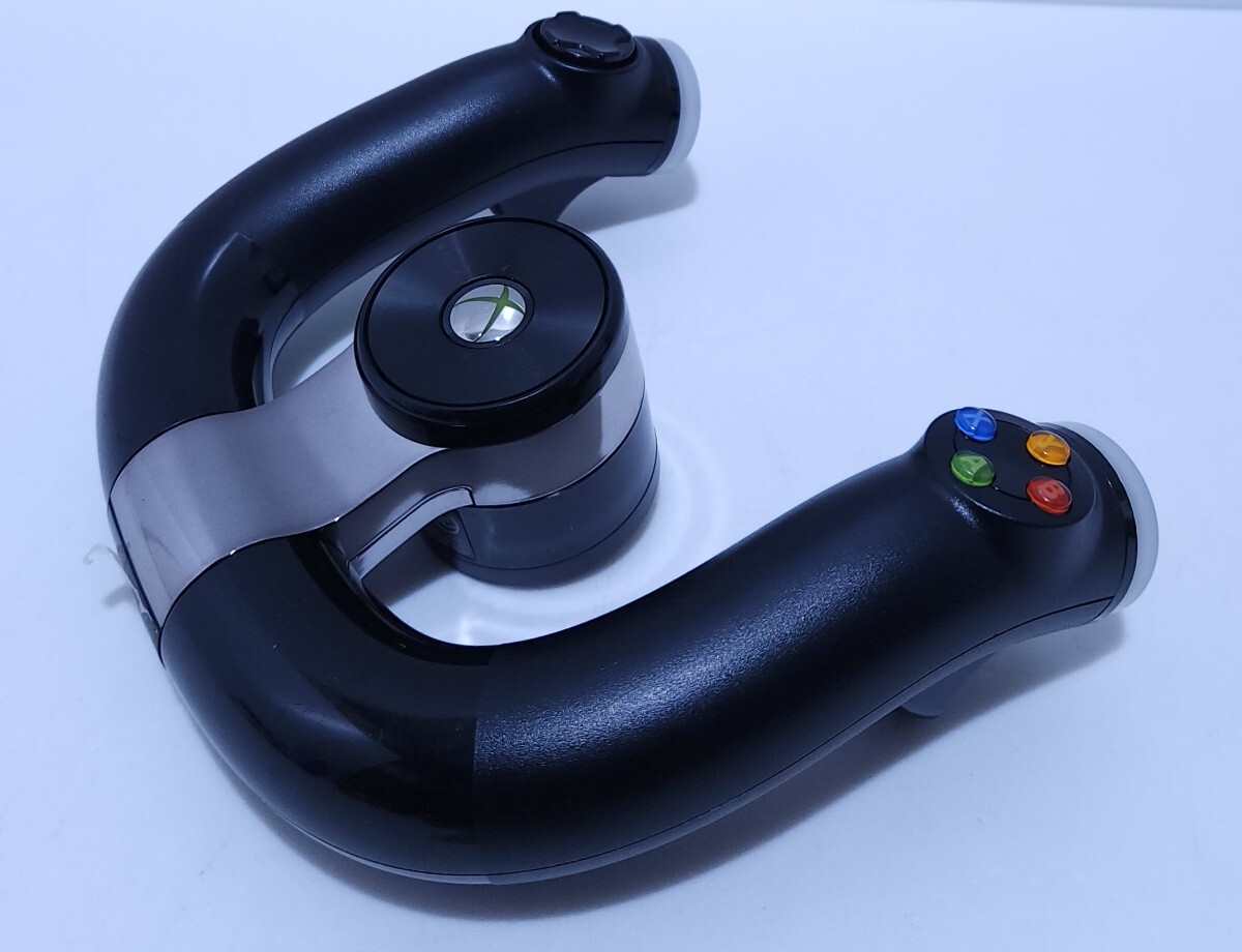 Microsoft Microsoft Xbox 360 игра контроллер беспроводной скорость колесо Model 1470 аксессуары редкий товар прекрасный товар / рабочий товар (E-4)
