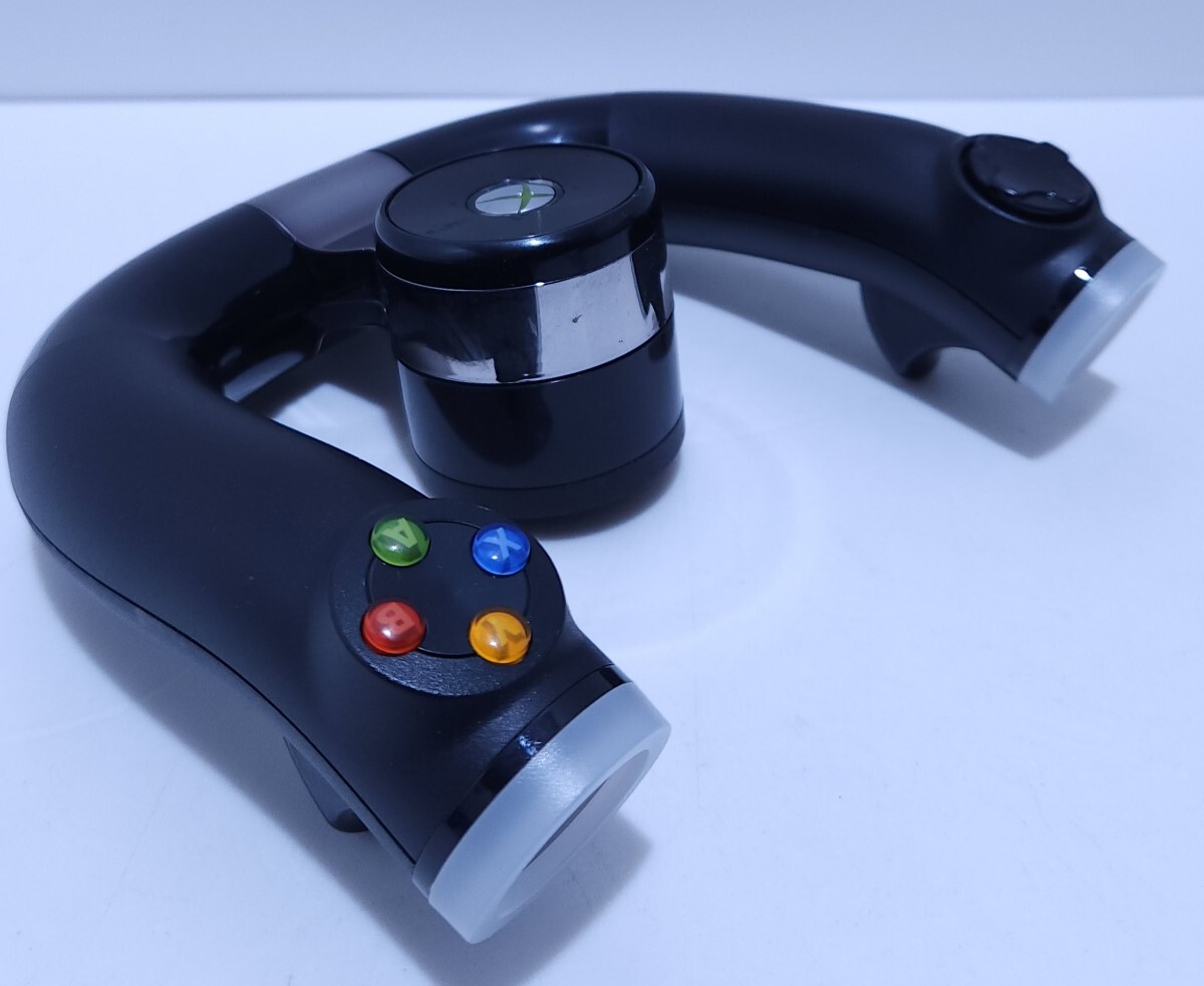 Microsoft Microsoft Xbox 360 игра контроллер беспроводной скорость колесо Model 1470 аксессуары редкий товар прекрасный товар / рабочий товар (E-5)