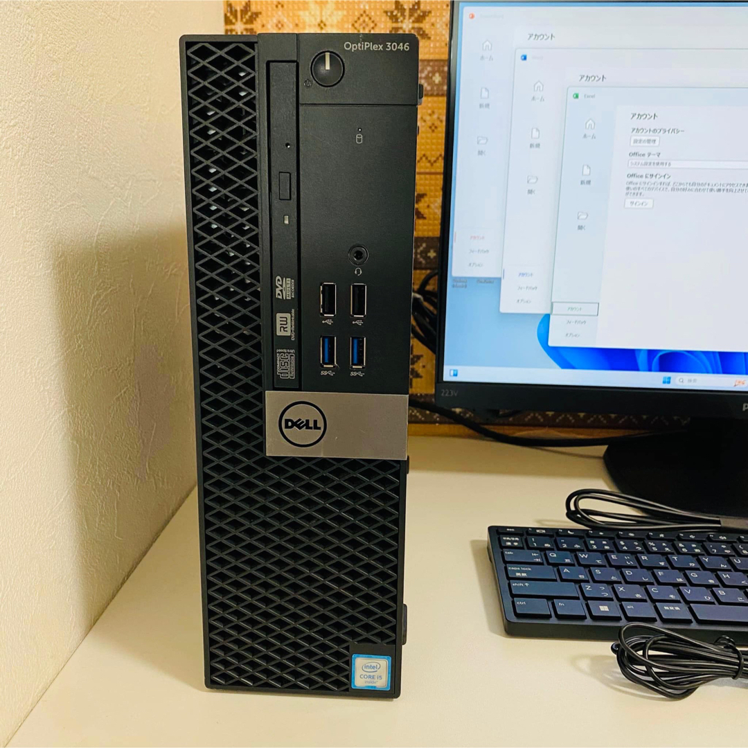 Y561 Dellデスクトップi5 SSDサクサク動くWin11オフィス2024 Y561 Dellデスクトップi5 SSDサクサク動くWin11オフィス2024