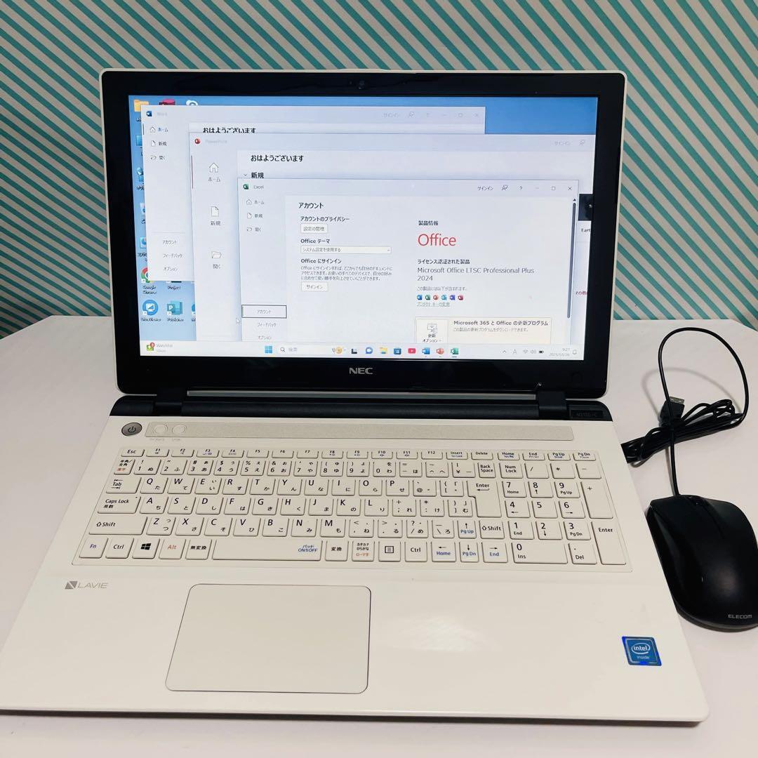 T262 NECノートパソコンWEBカメラSSD高速Win11オフィス2024付 T262 NECノートパソコンWEBカメラSSD高速Win11オフィス2024付