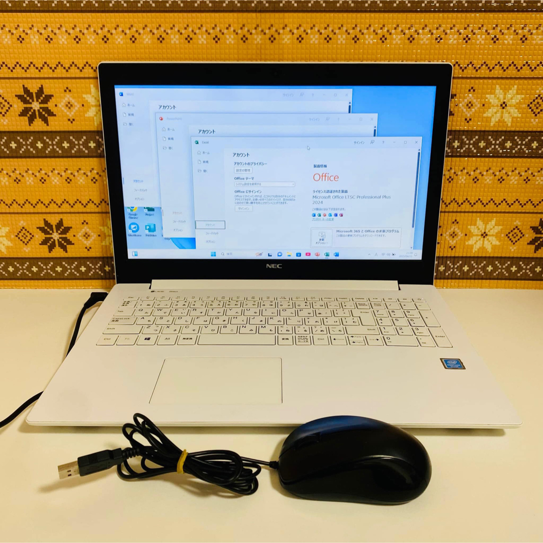 Y596 NECノートパソコンWEBカメラSSD高速Windows11オフィス Yahoo!オークション - Y596 NECノートパソコンWEBカメラSSD高速