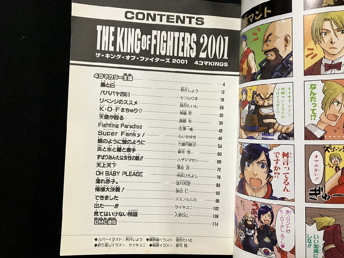 gV The * King *ob* Fighter z2001 4 кадра KINGS 2002 год первая версия Studio DNA /N-n08