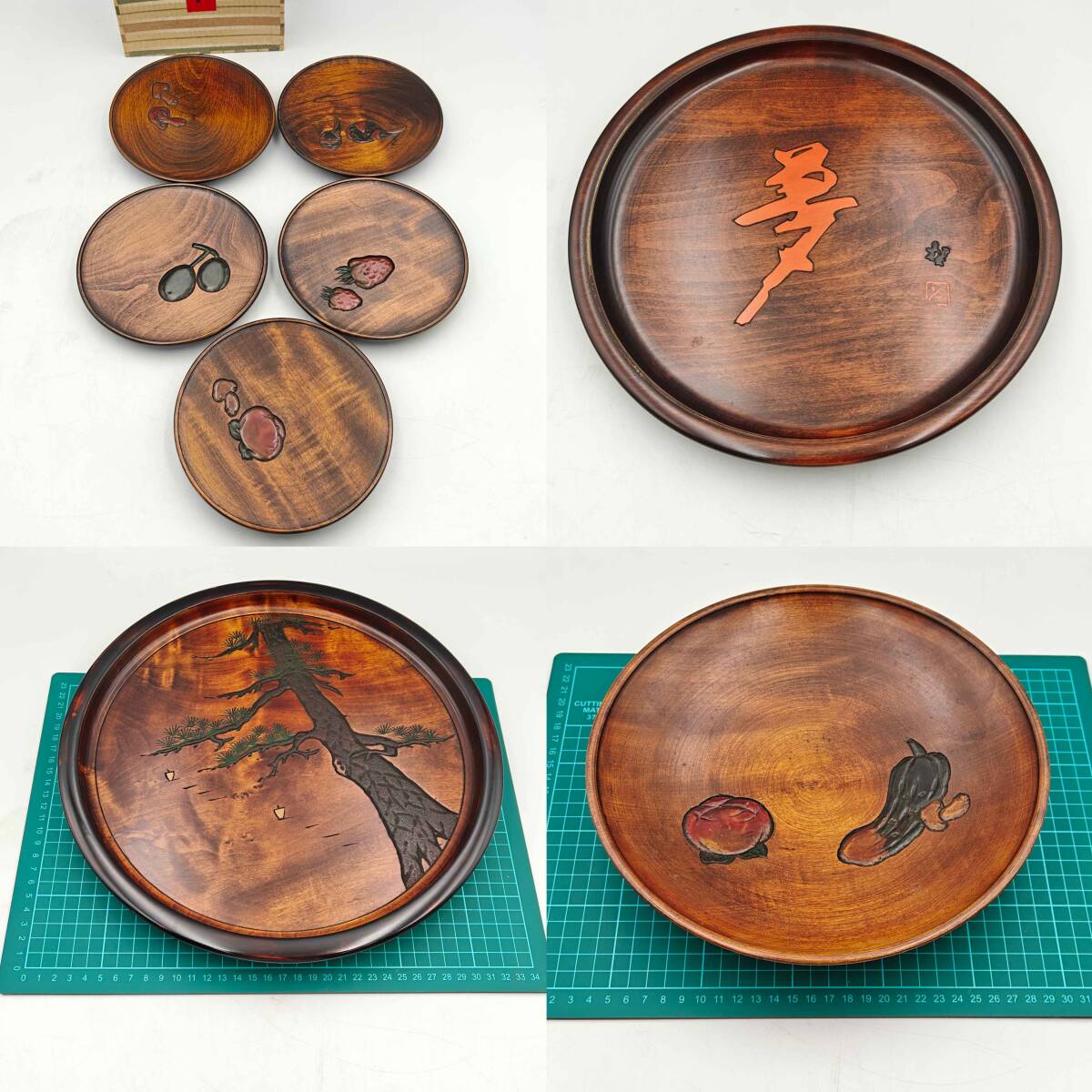 烏城彫 烏城塗 民芸品 木彫り 茶道 漆器 漆塗 菓子器 伝統工芸品 烏城彫 烏城塗 民芸品 木彫り 茶道 漆器 漆塗 菓子器 伝統工芸品