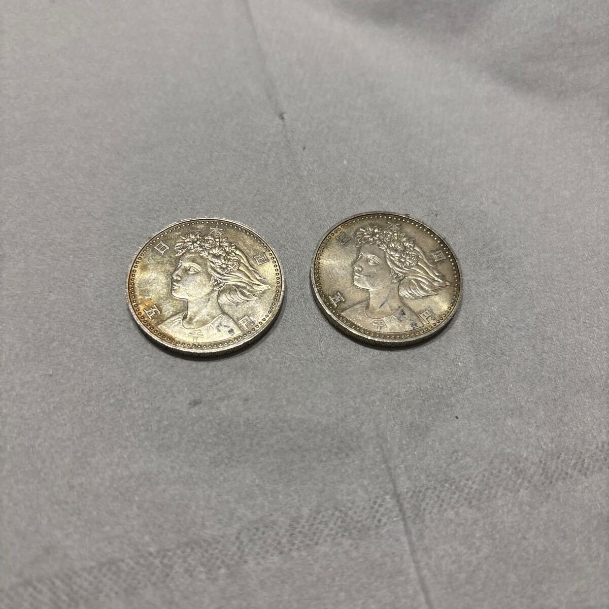 OSAKA EXPO'90 5000円硬貨 平成2年 2枚 記念硬貨 東京 OSAKA EXPO'90 5000円硬貨 平成2年 2枚 記念硬貨 東京
