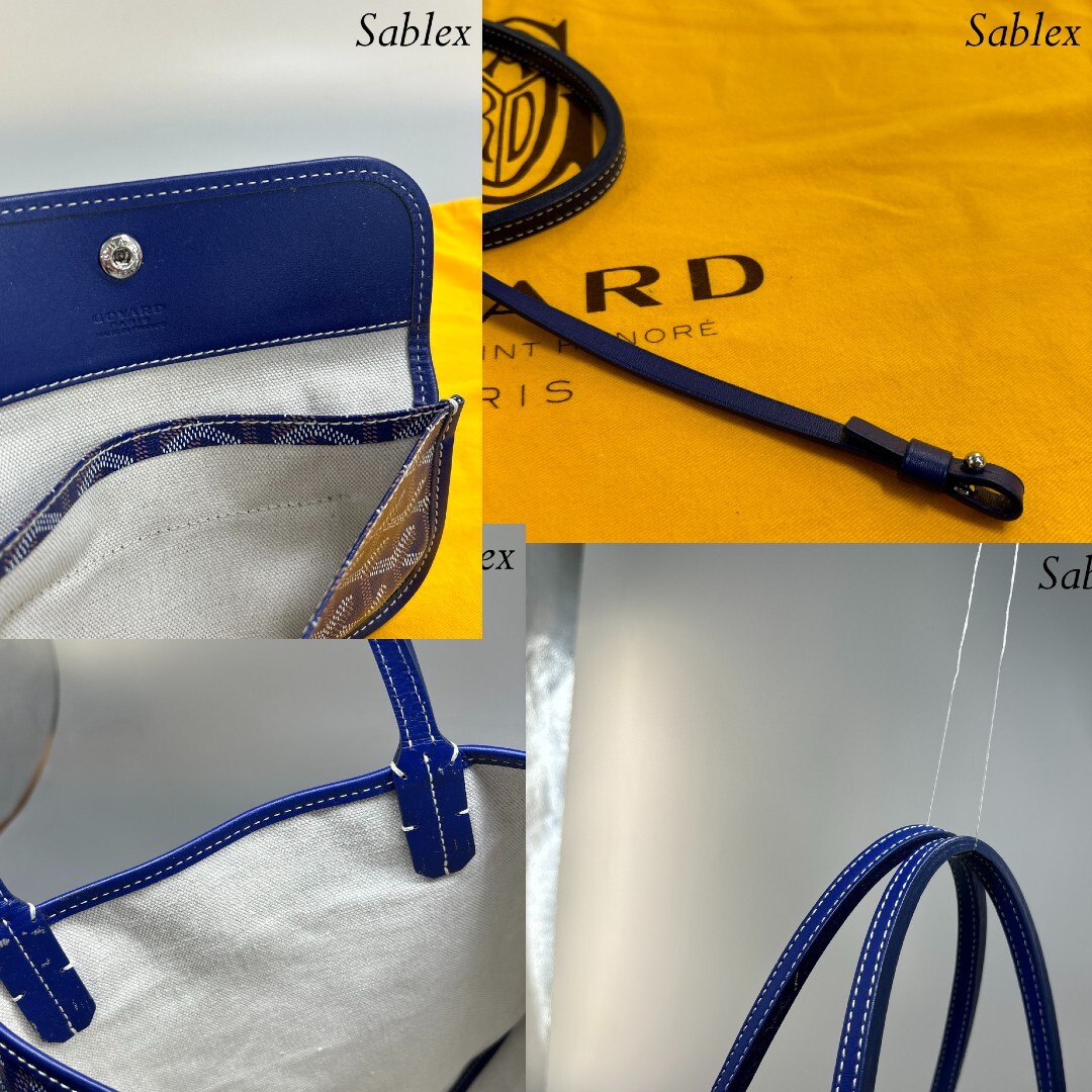 未使用】GOYARD ゴヤール サンルイPM ポーチ付き ハンドバッグ 未使用】GOYARD ゴヤール サンルイPM ポーチ付き ハンドバッグ