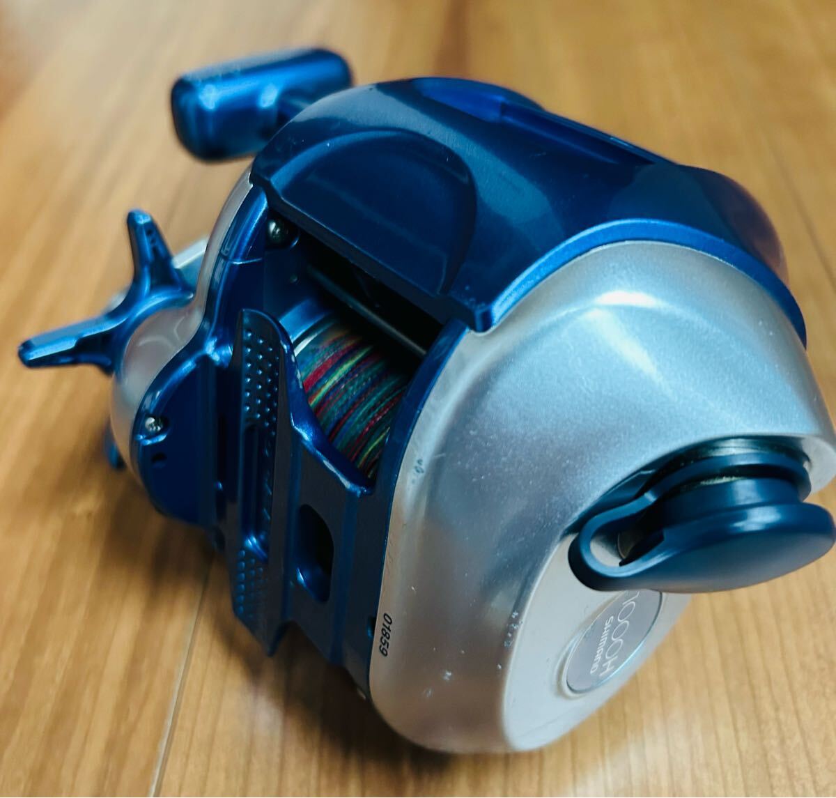 美品 シマノ 電動丸 1000H ライン付 通電、自動巻き上げ可