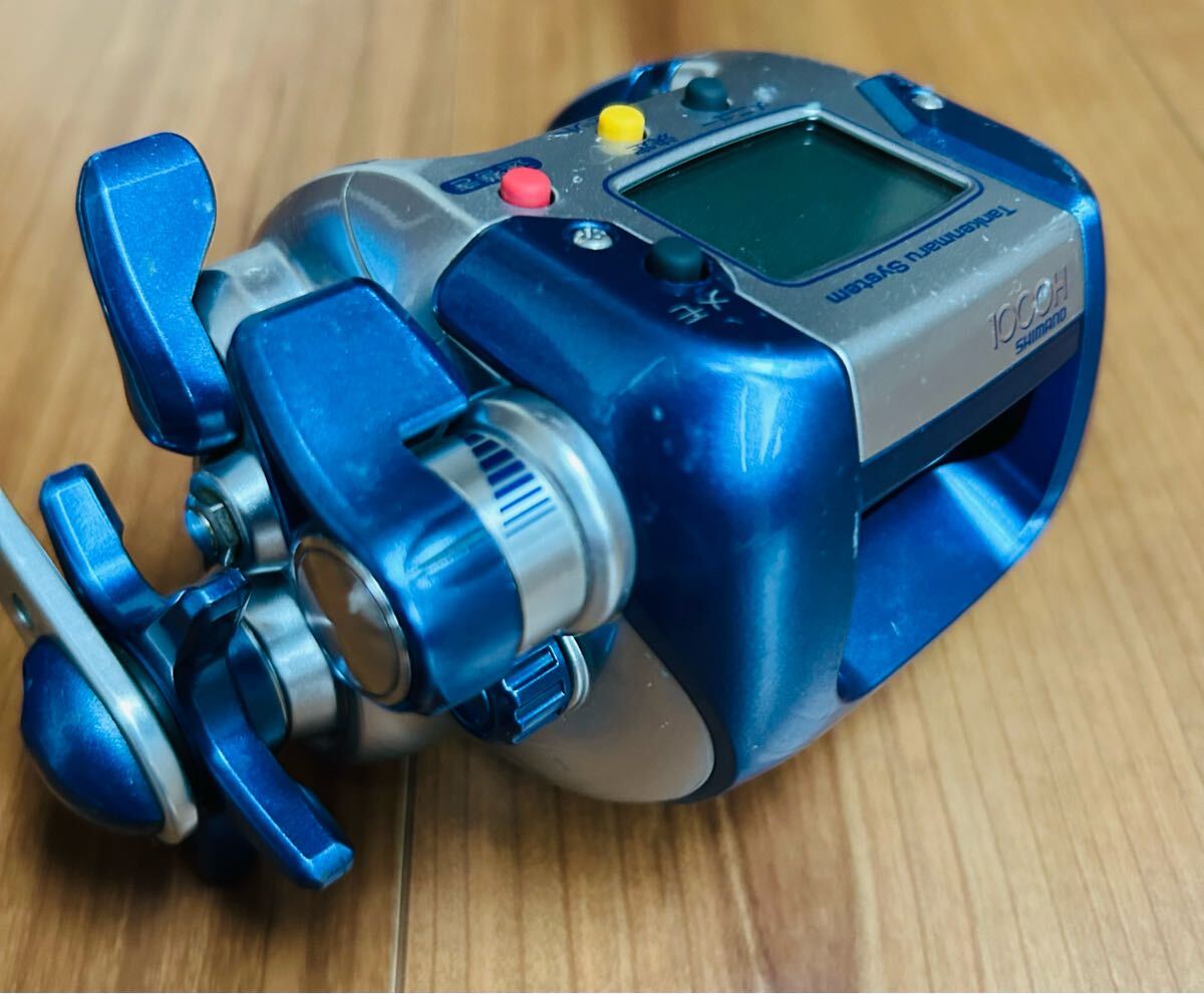 美品 シマノ 電動丸 1000H ライン付 通電、自動巻き上げ可 美品 シマノ 電動丸 1000H ライン付 通電、自動巻き上げ可