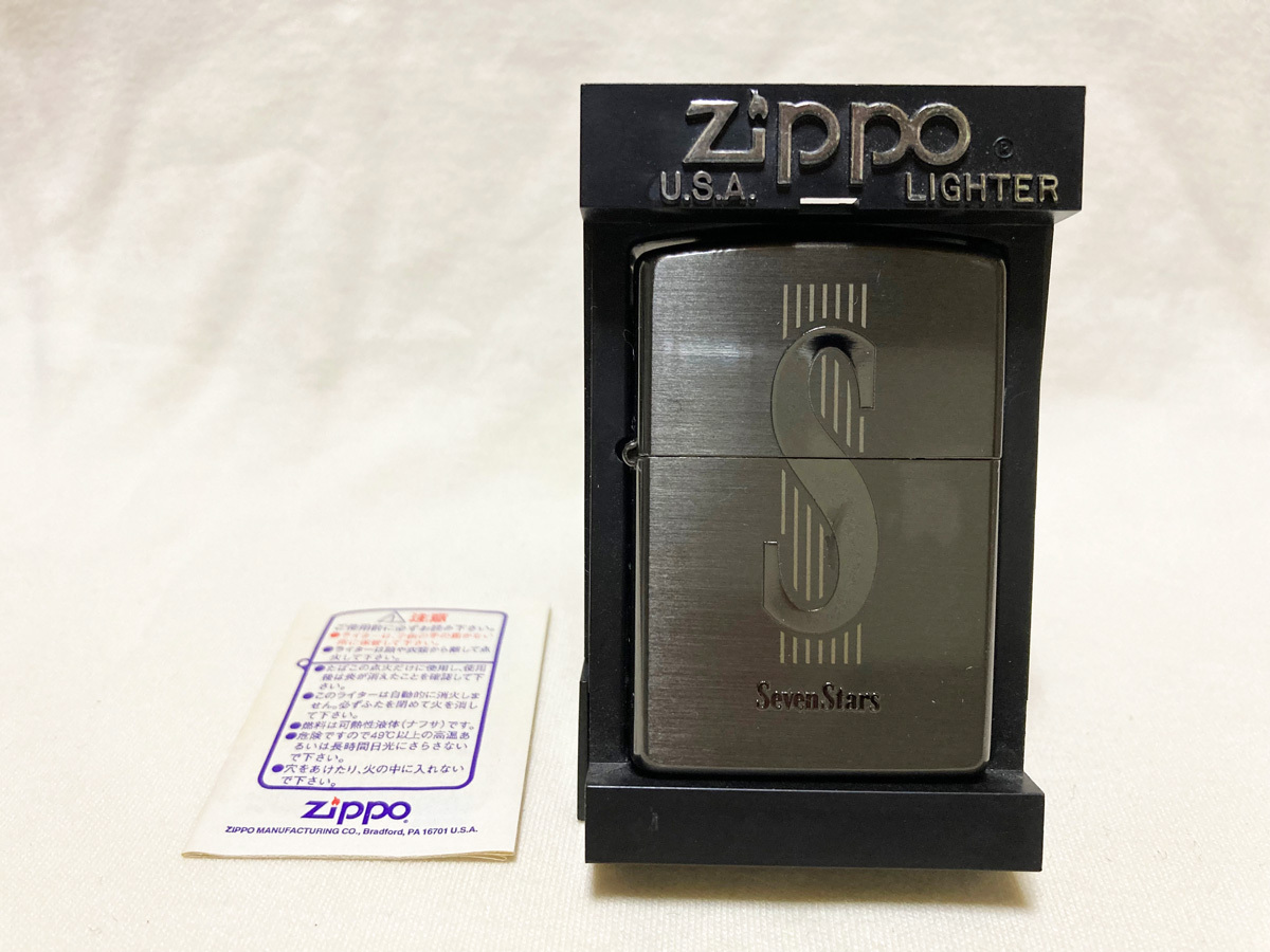 ♪未着火新品 傷汚れあり 1998年モデル ZIPPO SevenStars