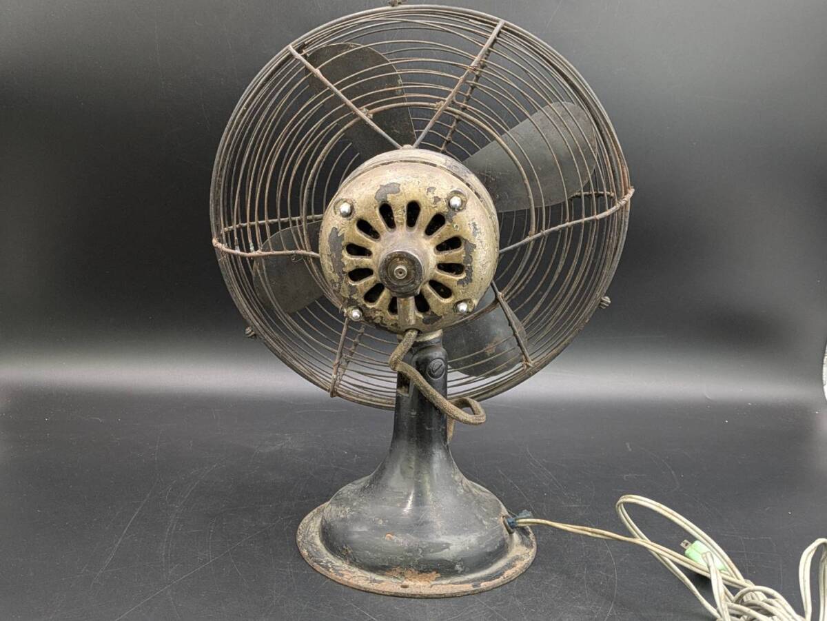 ジャンク品】当時物 昭和レトロ レトロ扇風機 アンティーク ジャンク品】当時物 昭和レトロ レトロ扇風機 アンティーク